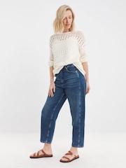 JD Williams Natural Crochet Long Sleeve Jumper - Image 4 of 4