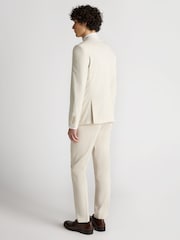 Remus Uomo Natural Tapered Fit Linen-Blend Suit Jacket - Image 3 of 5