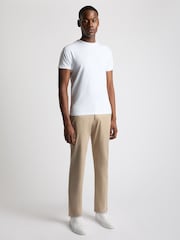 Remus Uomo Natural Straight Leg Cotton Stretch Chino Trousers - Image 2 of 6