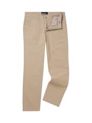 Remus Uomo Natural Straight Leg Cotton Stretch Chino Trousers - Image 6 of 6