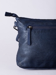 Lakeland Leather Blue Wreay Cross-Body Bag - Image 3 of 6