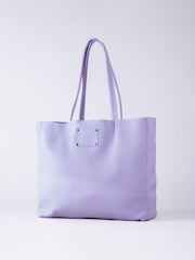 Lakeland Leather Purple Tarn Leather Bucket Bag - Image 1 of 6