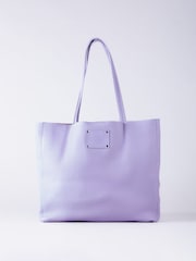 Lakeland Leather Purple Tarn Leather Bucket Bag - Image 2 of 6