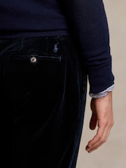 Polo Ralph Lauren Blue Bedford Flat Front Corduroy Trousers - Image 3 of 5
