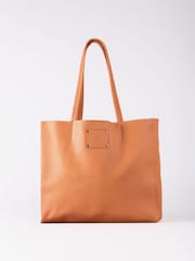 Lakeland Leather Orange Tarn Leather Bucket Bag - Image 2 of 6