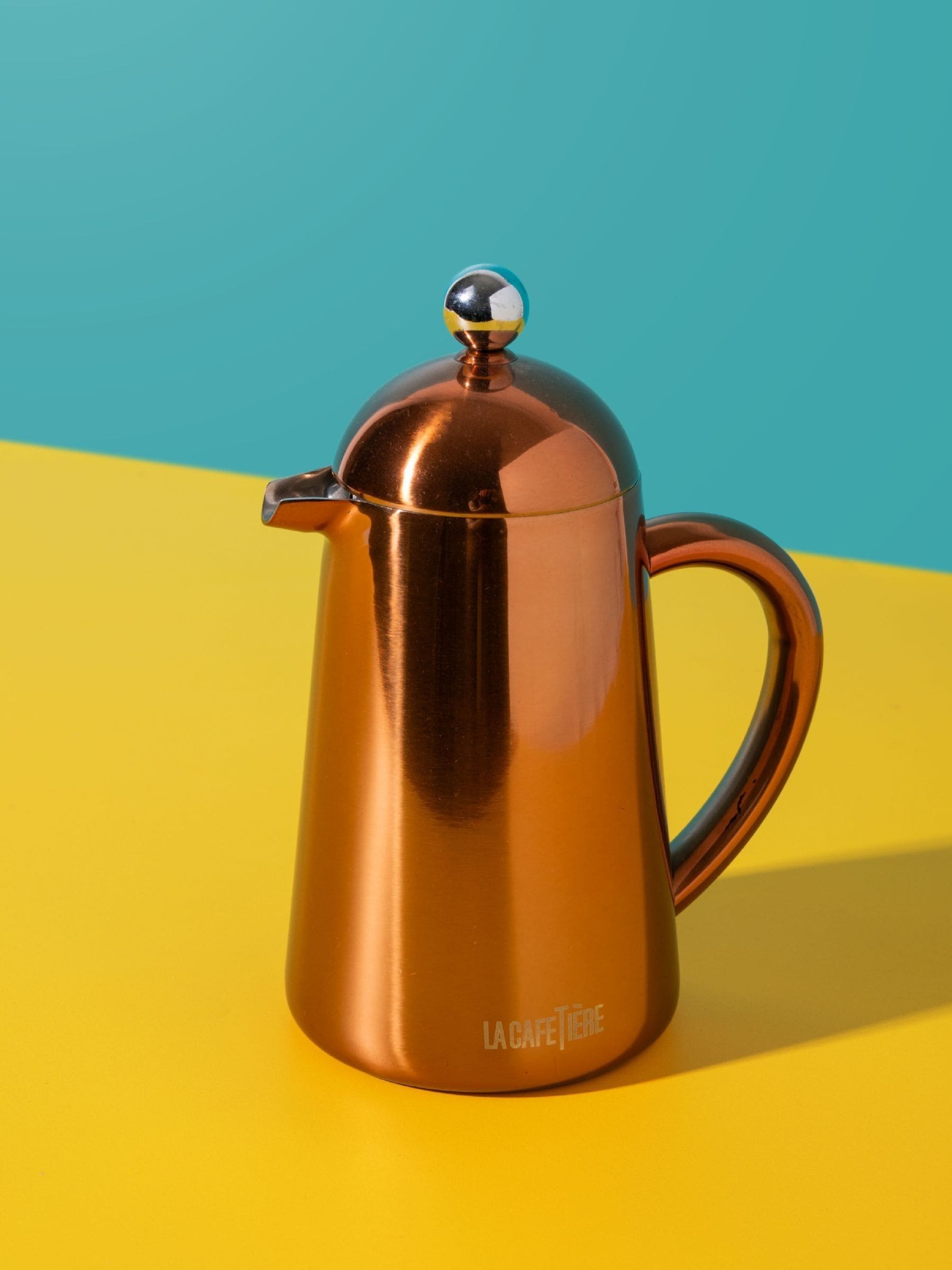 La Cafetière Havana Copper Stainless Steel Double Walled Cafetière, Three Cup, Gift Boxed - Image 3