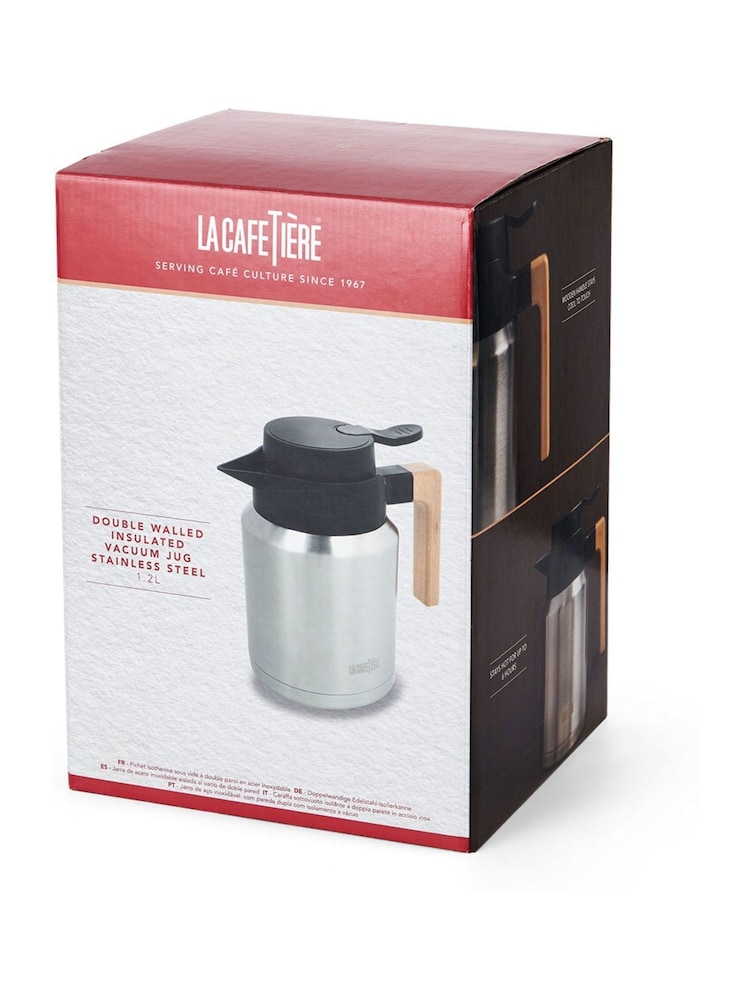 La Cafetiere Stainless Steel Vacuum Insulated Coffee Jug - Afbeelding 8 van 8 La Cafetiere Stainless Steel Vacuum Insulated Coffee Jug - Afbeelding 8 van 8