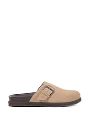 Dune London Baldwin Buckle Detail Clog Slip-Ons - Bild 1 von 4