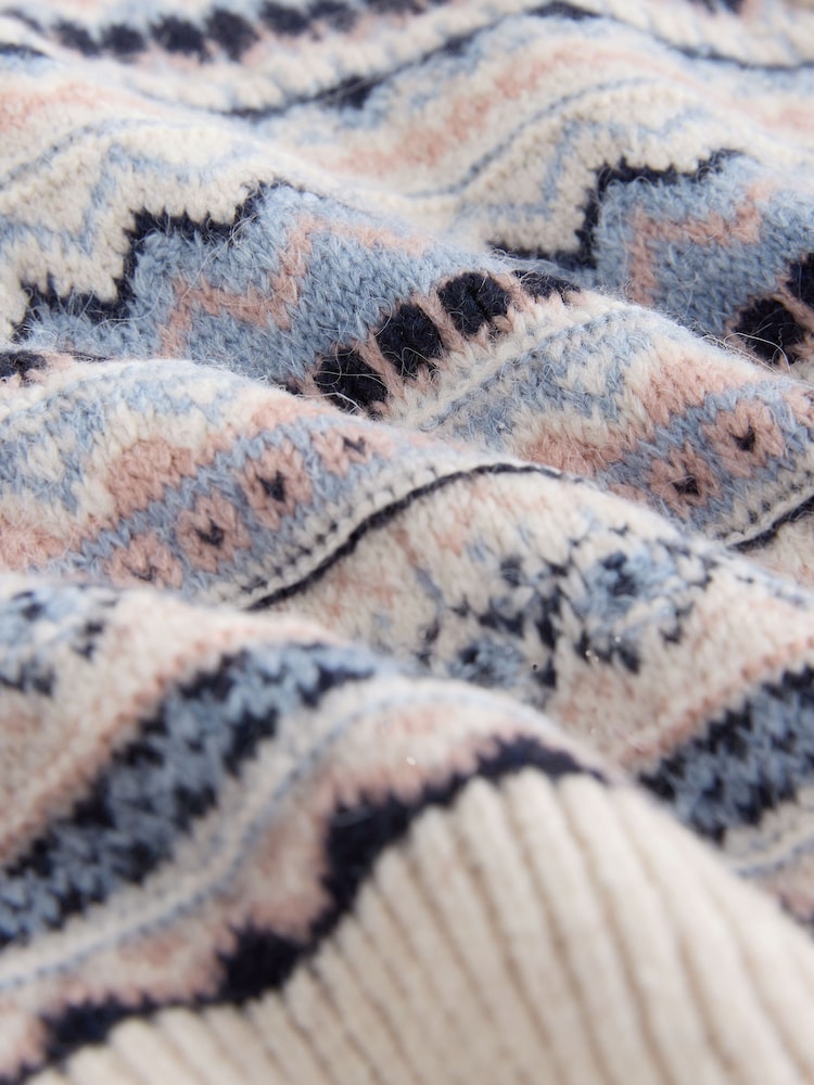 أزرق - Laura Ashley Fairisle Knitted Tank Top - صورة 7 من 7