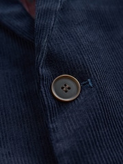 Mornarsko moder rebrast žamet - Blazer (3-16let) - Slika 7 iz 8