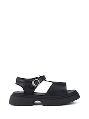 Kickers Black Kenzi Sandals - Image 1 of 6