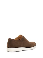 Dune London Brown Bridgwater Casual Rubber Sole Gibson Shoes - Image 3 of 5