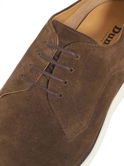 Dune London Brown Bridgwater Casual Rubber Sole Gibson Shoes - Image 5 of 5