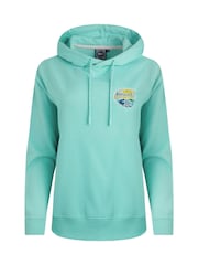 Weird Fish Blue Kira Graphic Pop Over Hoodie - Image 6 of 7