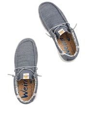 Weird Fish Blue Rasbora Soft Knit Ladies Shoes - Image 3 of 3