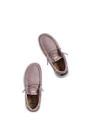 Pink - Weird Fish Rasbora Soft Knit Ladies Shoes - Image 4 of 5