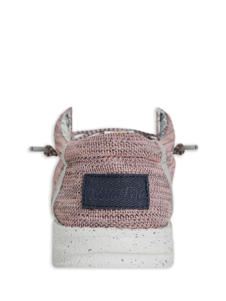 Pink - Weird Fish Rasbora Soft Knit Ladies Shoes - Image 5 of 5