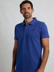 Marineblau - Weird Fish Miles Pique 100% Cotton Polo Shirt - Bild 2 von 7
