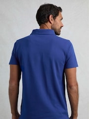 Marineblau - Weird Fish Miles Pique 100% Cotton Polo Shirt - Bild 3 von 7
