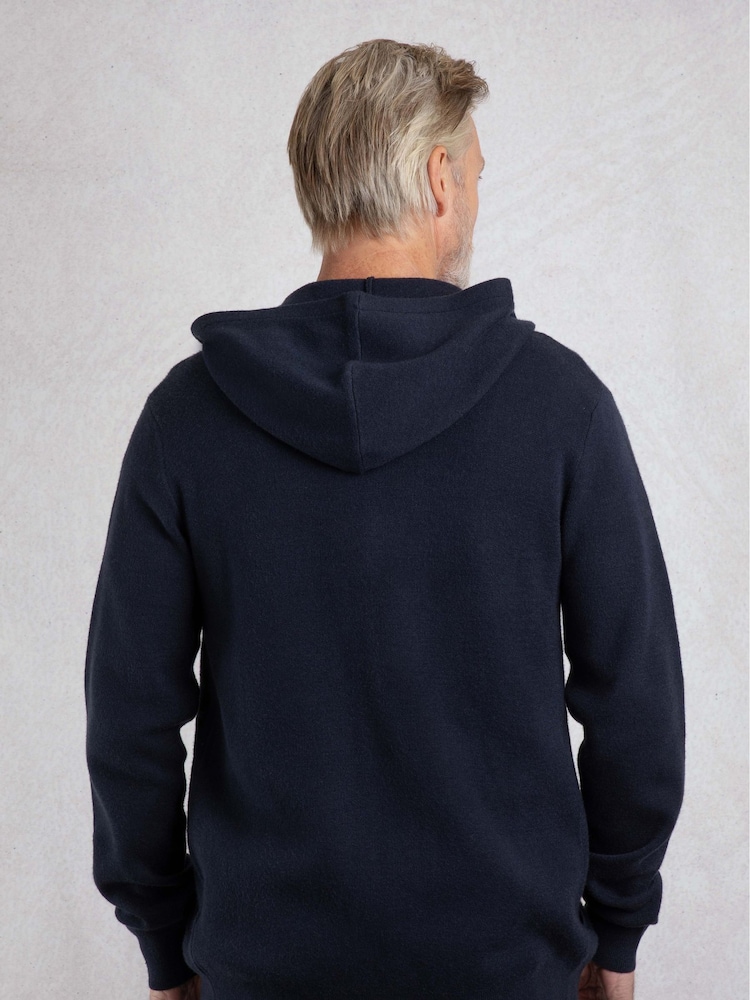 Weird Fish Samuel Knitted Full Zip Hooded Jumper - Bild 2 von 6