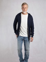 Weird Fish Samuel Knitted Full Zip Hooded Jumper - Bild 3 von 6