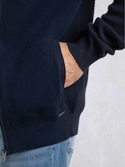 Weird Fish Samuel Knitted Full Zip Hooded Jumper - Bild 4 von 6