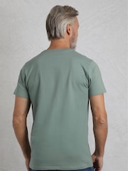 Weird Fish Green Tidal Short Sleeve Branded 100% Cotton T-Shirt - Image 2 of 6