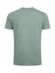 Weird Fish Green Tidal Short Sleeve Branded 100% Cotton T-Shirt - Image 6 of 6