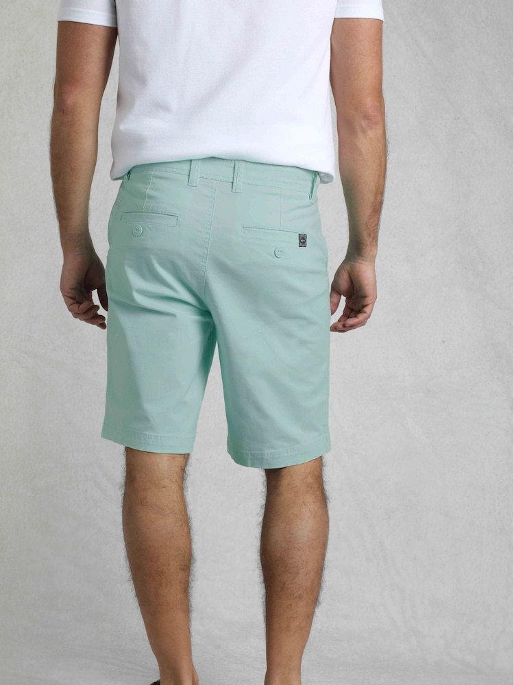 Weird Fish Green Rayburn Flat Front Shorts - Image 2 of 8