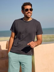 Weird Fish Green Rayburn Flat Front Shorts - Image 6 of 8
