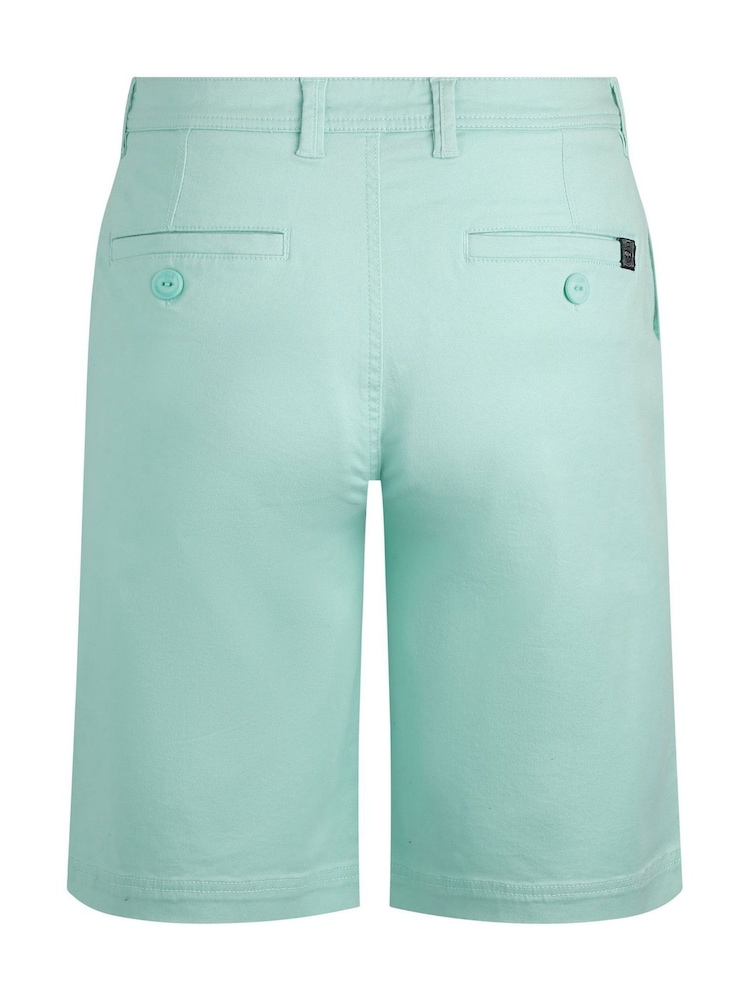 Weird Fish Green Rayburn Flat Front Shorts - Image 8 of 8