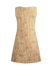 Weird Fish Yellow Indus Printed Jersey Tunic - Image 8 of 8