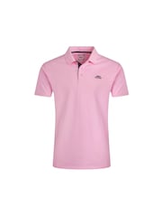 Weird Fish Pink Miles Pique 100% Cotton Polo Shirt - Image 6 of 7