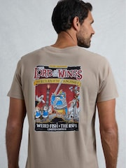 Weird Fish Cream The Lord of The Wings Heritage Artist Tee RSPB Collaboration 100% Cotton T-Shirt - Image 3 of 6