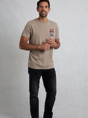 Weird Fish Cream The Lord of The Wings Heritage Artist Tee RSPB Collaboration 100% Cotton T-Shirt - Image 4 of 6