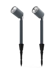 SolarCentre Dual Warm White Apollo Dual Anthracite Solar Spotlight - Image 2 of 2