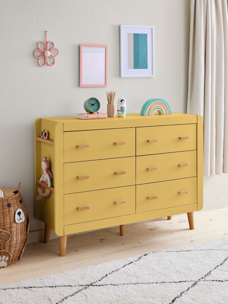 Mustard Yellow Kids Alix Chest Of Drawers - Image 2 of 9