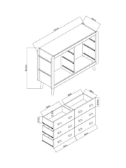 Mustard Yellow Kids Alix Chest Of Drawers - Image 4 of 9