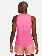 Nike Pink Miler Running Vest Top - Image 2 of 5