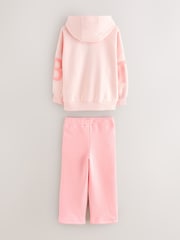 Baker by Ted Baker 2 Piece Oversized Pink Hoodie and Wide Leg Joggers Set - Image 2 of 6