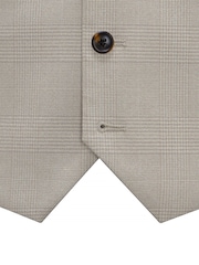 Skopes Natural Tailored Fit Check Charlie Suit Waistcoat - Image 4 of 4