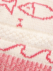 Red/Ecru Fish Knitted Tank - Image 3 of 4