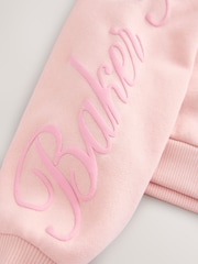 Pink - Baker by Ted Baker 2 Piece Boxy Sweat & Wide Leg Joggers Set - Bild 3 von 6