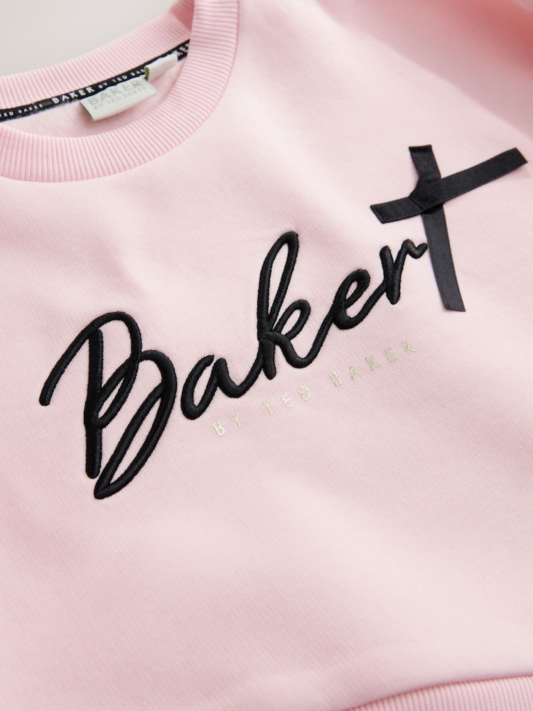 Baker by Ted Baker 2 Piece Asymmetric Sweatshirt and Flare Leggings Set - Image 12 of 12