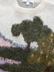 Swan Scene Knitted Tank Cover-Up - Image 2 of 3