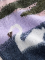 Swan Scene Knitted Tank Cover-Up - Image 3 of 3