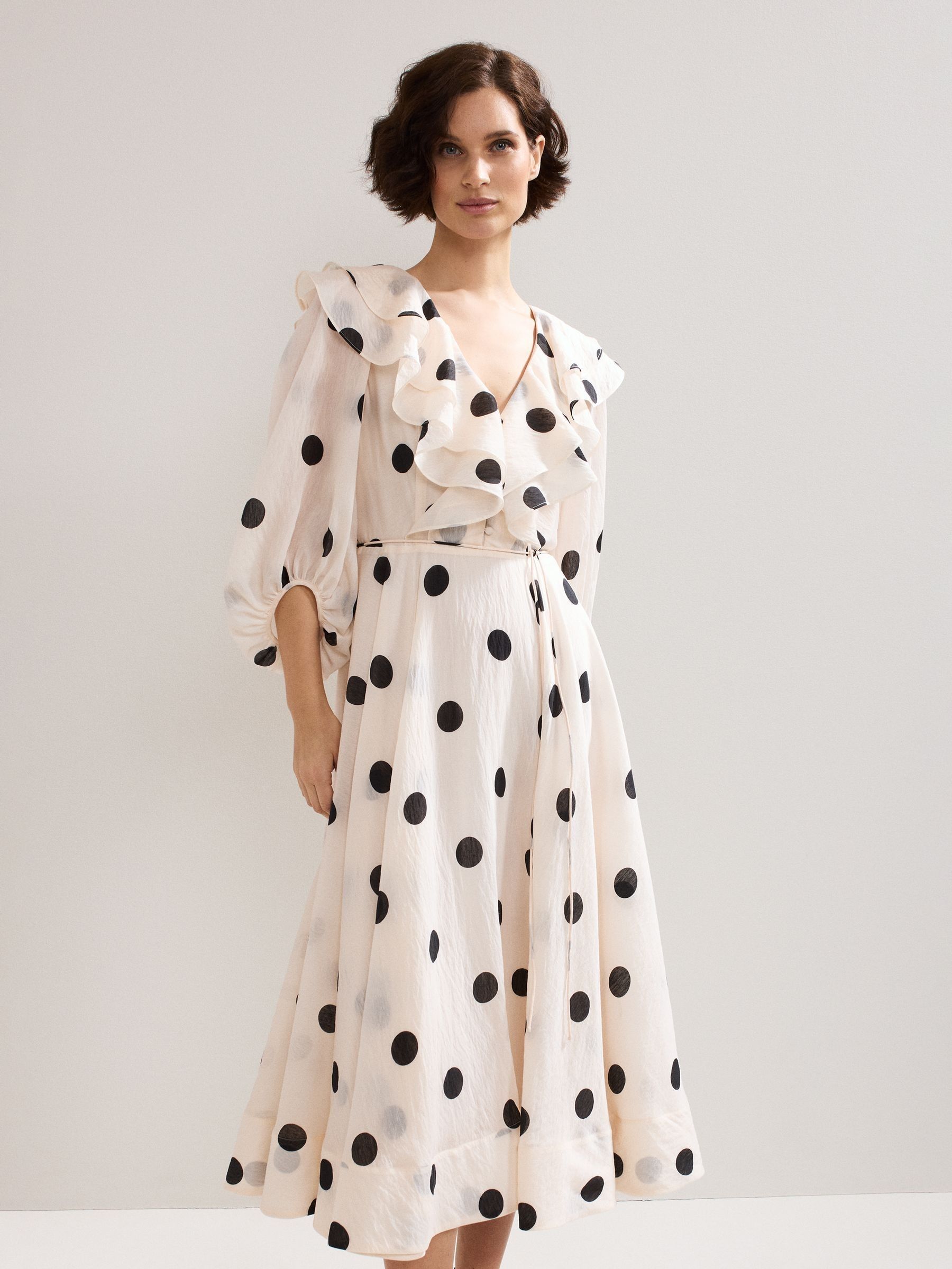 【関税込】PhaseEight ドレス☆Cream Jaqlyn Spot Dress Buy Phase Eight Cream Jaqlyn Spot Dress from Next USA