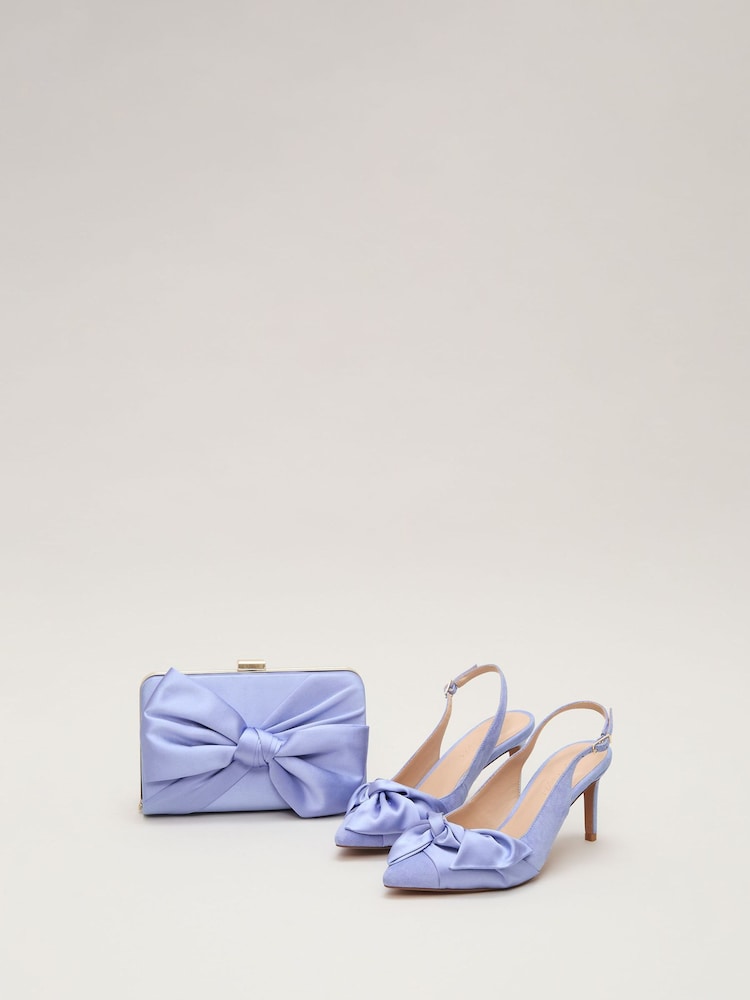 Phase Eight Blue Twist Slingback Shoes - Image 5 of 5 Phase Eight Blue Twist Slingback Shoes - Image 5 of 5