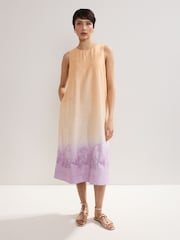 Phase Eight Orange Elida Ombre Dress - Image 1 of 7