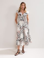 Phase Eight Black Strappy Flat Sandals - Image 3 of 7
